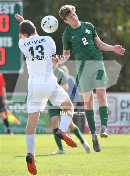 Thumbnail 1 in Grace Christian @ Greenfield (NCISAA 1A FINALS) photogallery.