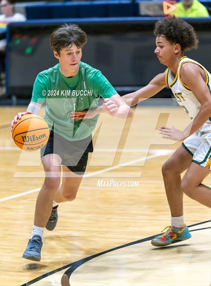 Thumbnail 2 in Greenbrier East vs Charleston Catholic (Little General C. Adam Toney Showcase) photogallery.
