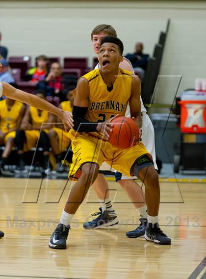 Thumbnail 2 in Boerne-Champion vs. Brennan (Bi-district Region 4) photogallery.