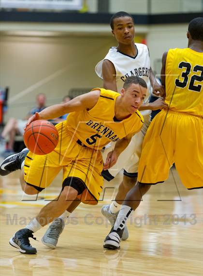Thumbnail 3 in Boerne-Champion vs. Brennan (Bi-district Region 4) photogallery.