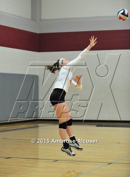 Thumbnail 2 in Cypress Woods vs. Tomball Memorial (NIKE Volleyball Classic) photogallery.