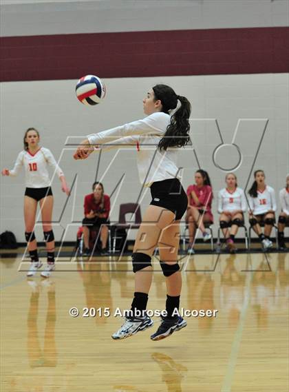 Thumbnail 2 in Cypress Woods vs. Tomball Memorial (NIKE Volleyball Classic) photogallery.