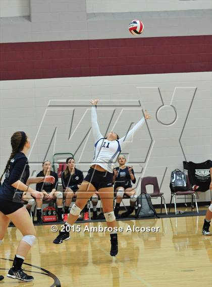 Thumbnail 2 in Cypress Woods vs. Tomball Memorial (NIKE Volleyball Classic) photogallery.