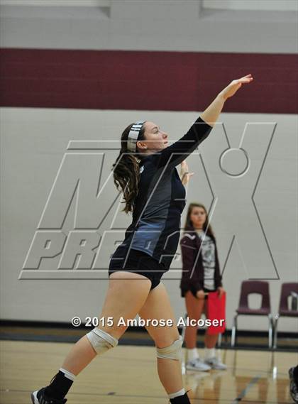 Thumbnail 1 in Cypress Woods vs. Tomball Memorial (NIKE Volleyball Classic) photogallery.