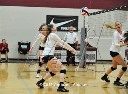 Thumbnail 1 in Cypress Woods vs. Tomball Memorial (NIKE Volleyball Classic) photogallery.