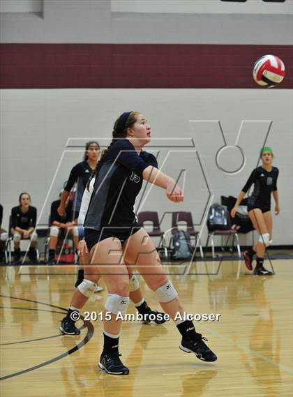Thumbnail 3 in Cypress Woods vs. Tomball Memorial (NIKE Volleyball Classic) photogallery.