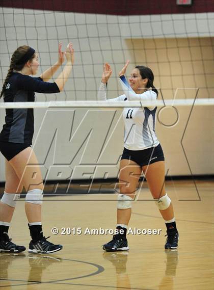Thumbnail 1 in Cypress Woods vs. Tomball Memorial (NIKE Volleyball Classic) photogallery.