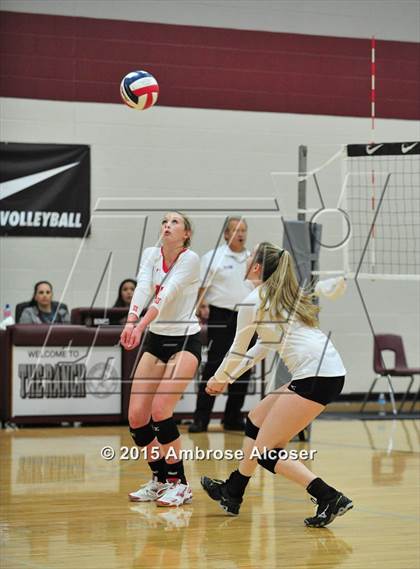 Thumbnail 1 in Cypress Woods vs. Tomball Memorial (NIKE Volleyball Classic) photogallery.