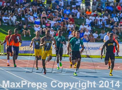 Thumbnail 3 in CIF State Track & Field Championships (Boys 4x100 Meter Relay Prelims) photogallery.