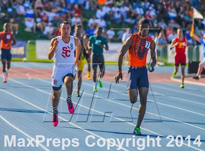 Thumbnail 3 in CIF State Track & Field Championships (Boys 4x100 Meter Relay Prelims) photogallery.