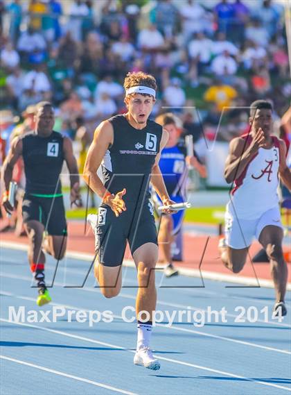 Thumbnail 2 in CIF State Track & Field Championships (Boys 4x100 Meter Relay Prelims) photogallery.