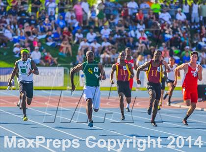 Thumbnail 2 in CIF State Track & Field Championships (Boys 4x100 Meter Relay Prelims) photogallery.