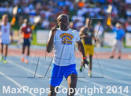 Thumbnail 1 in CIF State Track & Field Championships (Boys 4x100 Meter Relay Prelims) photogallery.