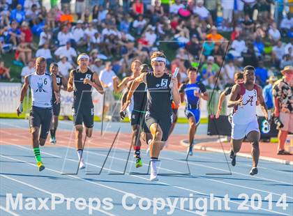 Thumbnail 1 in CIF State Track & Field Championships (Boys 4x100 Meter Relay Prelims) photogallery.