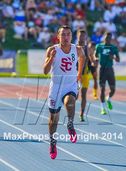 Thumbnail 1 in CIF State Track & Field Championships (Boys 4x100 Meter Relay Prelims) photogallery.