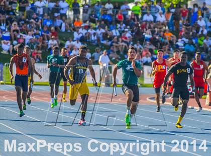 Thumbnail 1 in CIF State Track & Field Championships (Boys 4x100 Meter Relay Prelims) photogallery.