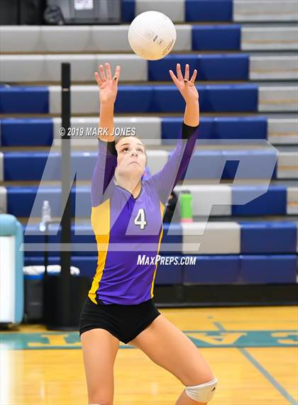 Thumbnail 3 in Sunrise Mountain vs. Centennial (Final - PUSD Girls Volleyball Tournament) photogallery.