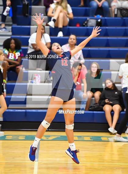 Thumbnail 3 in Sunrise Mountain vs. Centennial (Final - PUSD Girls Volleyball Tournament) photogallery.