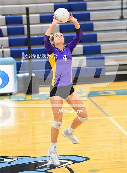 Thumbnail 2 in Sunrise Mountain vs. Centennial (Final - PUSD Girls Volleyball Tournament) photogallery.