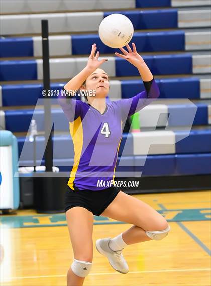 Thumbnail 2 in Sunrise Mountain vs. Centennial (Final - PUSD Girls Volleyball Tournament) photogallery.