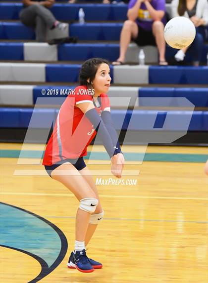Thumbnail 2 in Sunrise Mountain vs. Centennial (Final - PUSD Girls Volleyball Tournament) photogallery.