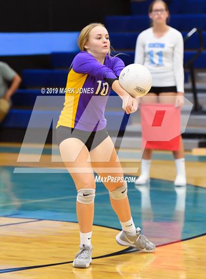 Thumbnail 1 in Sunrise Mountain vs. Centennial (Final - PUSD Girls Volleyball Tournament) photogallery.