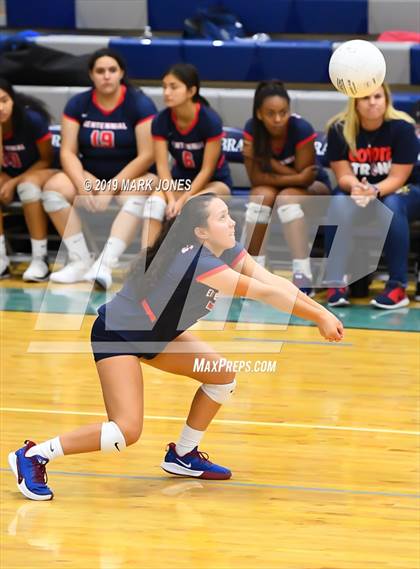 Thumbnail 3 in Sunrise Mountain vs. Centennial (Final - PUSD Girls Volleyball Tournament) photogallery.
