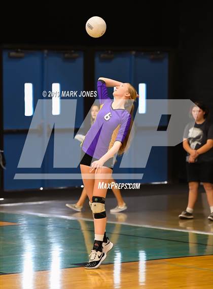 Thumbnail 2 in Sunrise Mountain vs. Centennial (Final - PUSD Girls Volleyball Tournament) photogallery.