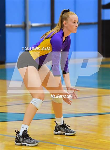 Thumbnail 1 in Sunrise Mountain vs. Centennial (Final - PUSD Girls Volleyball Tournament) photogallery.