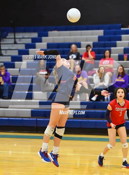 Thumbnail 1 in Sunrise Mountain vs. Centennial (Final - PUSD Girls Volleyball Tournament) photogallery.