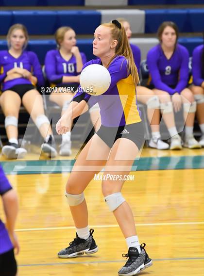 Thumbnail 2 in Sunrise Mountain vs. Centennial (Final - PUSD Girls Volleyball Tournament) photogallery.