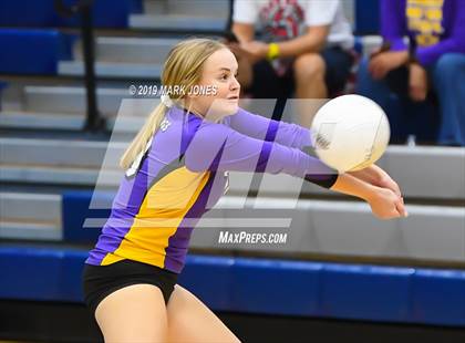 Thumbnail 1 in Sunrise Mountain vs. Centennial (Final - PUSD Girls Volleyball Tournament) photogallery.