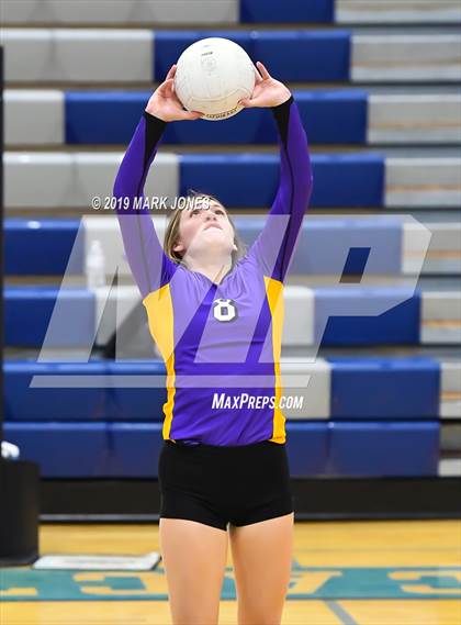 Thumbnail 2 in Sunrise Mountain vs. Centennial (Final - PUSD Girls Volleyball Tournament) photogallery.