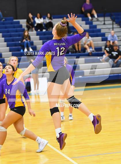Thumbnail 3 in Sunrise Mountain vs. Centennial (Final - PUSD Girls Volleyball Tournament) photogallery.