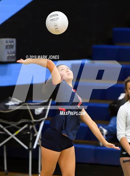Thumbnail 3 in Sunrise Mountain vs. Centennial (Final - PUSD Girls Volleyball Tournament) photogallery.