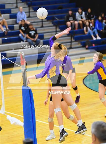 Thumbnail 2 in Sunrise Mountain vs. Centennial (Final - PUSD Girls Volleyball Tournament) photogallery.