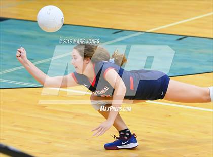 Thumbnail 3 in Sunrise Mountain vs. Centennial (Final - PUSD Girls Volleyball Tournament) photogallery.