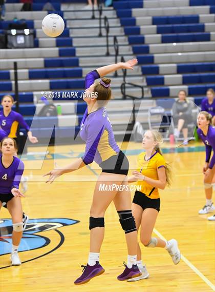 Thumbnail 2 in Sunrise Mountain vs. Centennial (Final - PUSD Girls Volleyball Tournament) photogallery.