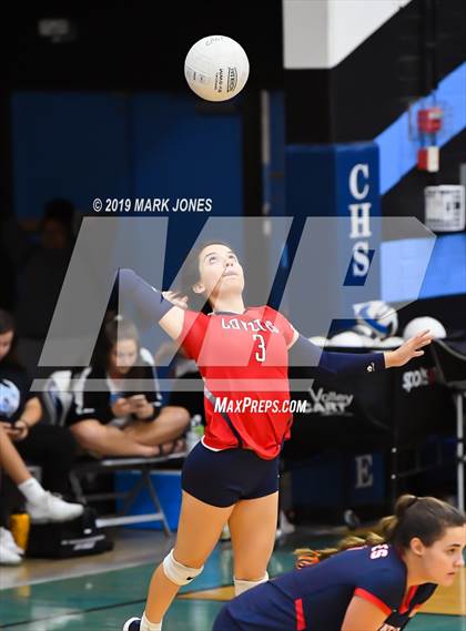 Thumbnail 2 in Sunrise Mountain vs. Centennial (Final - PUSD Girls Volleyball Tournament) photogallery.