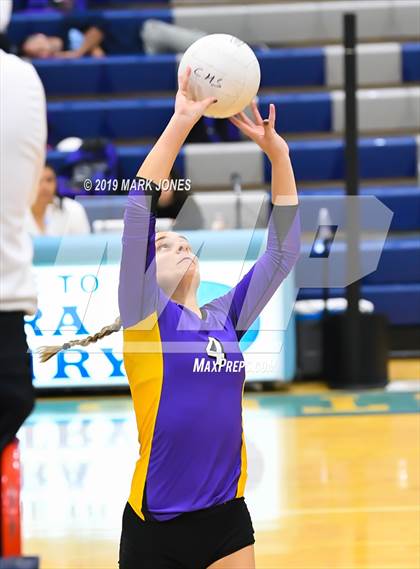 Thumbnail 3 in Sunrise Mountain vs. Centennial (Final - PUSD Girls Volleyball Tournament) photogallery.