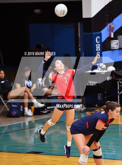 Thumbnail 1 in Sunrise Mountain vs. Centennial (Final - PUSD Girls Volleyball Tournament) photogallery.