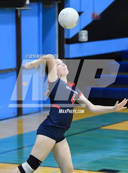 Thumbnail 1 in Sunrise Mountain vs. Centennial (Final - PUSD Girls Volleyball Tournament) photogallery.