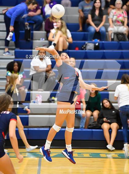 Thumbnail 1 in Sunrise Mountain vs. Centennial (Final - PUSD Girls Volleyball Tournament) photogallery.