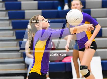 Thumbnail 2 in Sunrise Mountain vs. Centennial (Final - PUSD Girls Volleyball Tournament) photogallery.