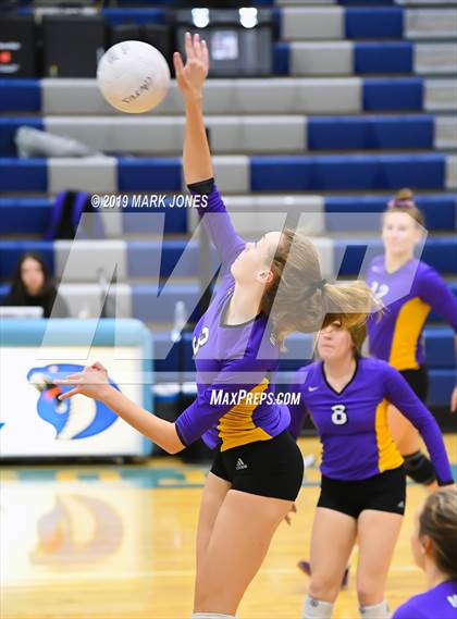Thumbnail 1 in Sunrise Mountain vs. Centennial (Final - PUSD Girls Volleyball Tournament) photogallery.