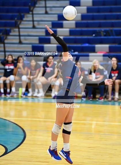 Thumbnail 3 in Sunrise Mountain vs. Centennial (Final - PUSD Girls Volleyball Tournament) photogallery.
