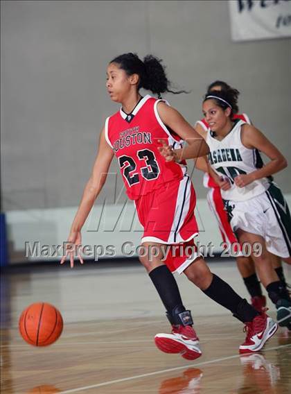 Thumbnail 2 in Pasadena vs Pasadena South Houston (McDonalds Texas Invitational) photogallery.