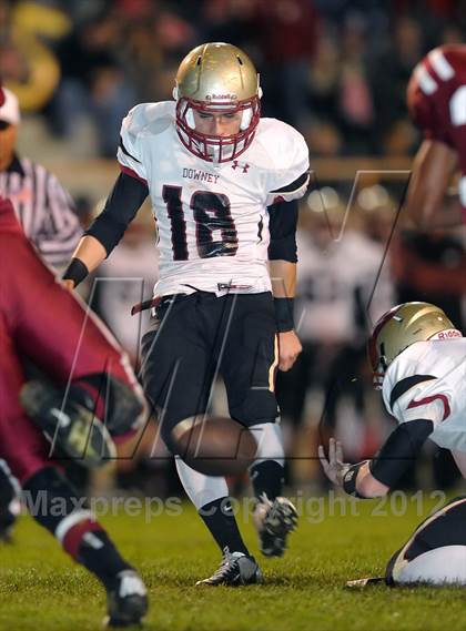 Thumbnail 1 in La Serna vs. Downey (CIF SS Southeast Division Final) photogallery.