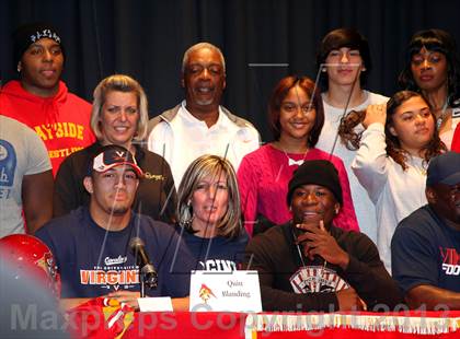 Thumbnail 3 in Quin Blanding (National Signing Day Ceremony)  photogallery.