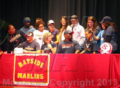 Thumbnail 3 in Quin Blanding (National Signing Day Ceremony)  photogallery.